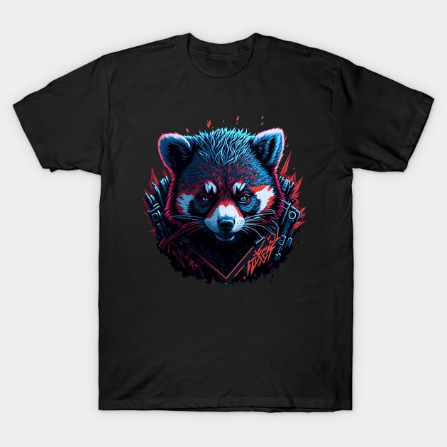 Red Panda T-Shirt by comecuba67